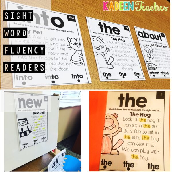 Sight Word Fluency Readers – KadeenTeaches