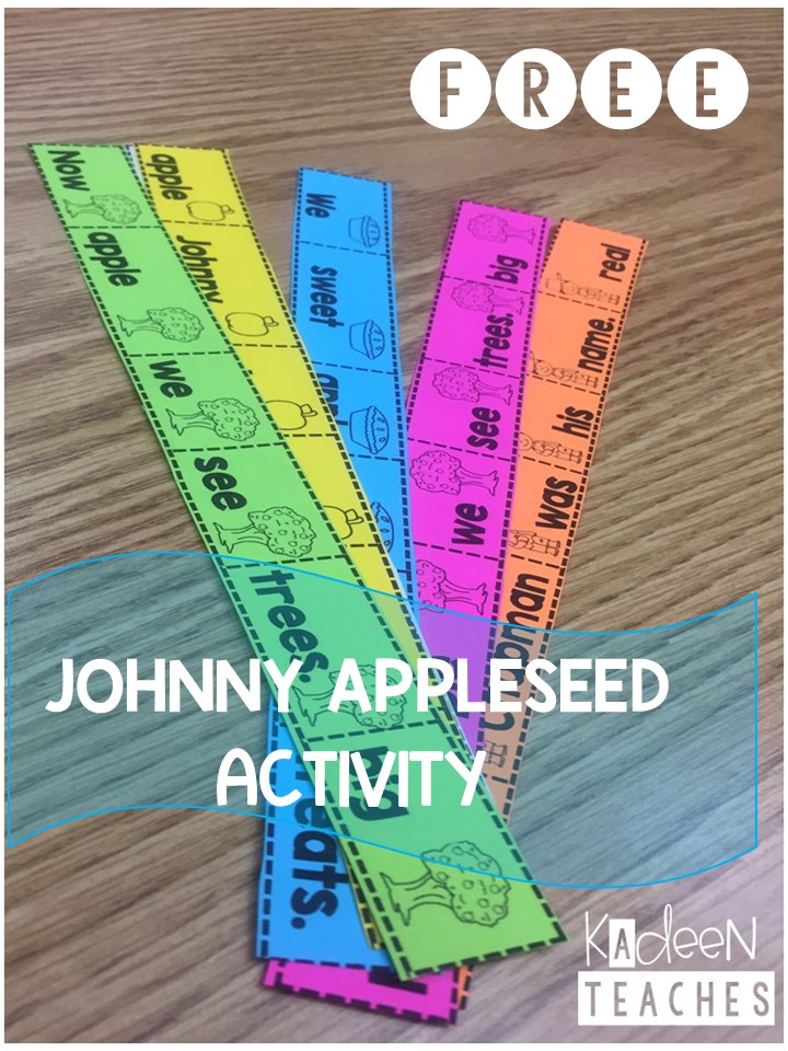 FREE JOHNNY APPLESEED ACTIVITY FOR FALL