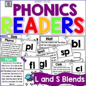 KT PHONICS READERS-L AND S BLENDS 2