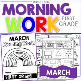 FIRST GRADE MORNING WORK-MARCH