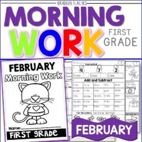 FIRST GRADE MORNING WORK-FEBRUARY