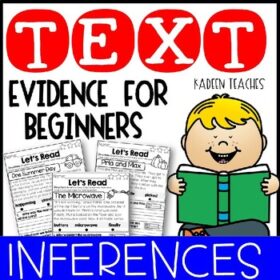 Text Evidence for Beginners-Inferences